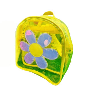MOCHILA SUMMER FLOR AMARELO NEON