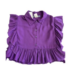BLUSA BABADO FEMININA CORES DIVERSAS