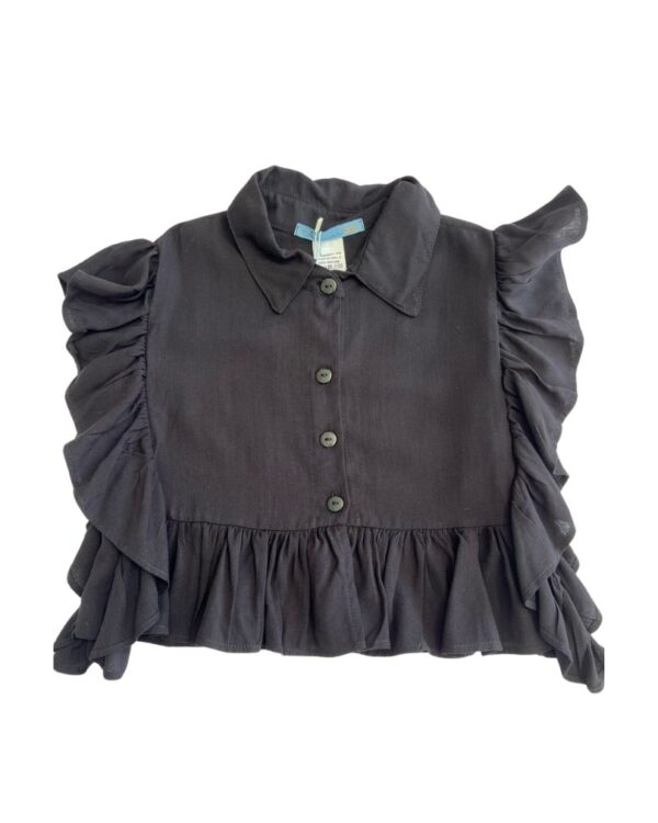 BLUSA BABADO FEMININA CORES DIVERSAS - Imagem 2